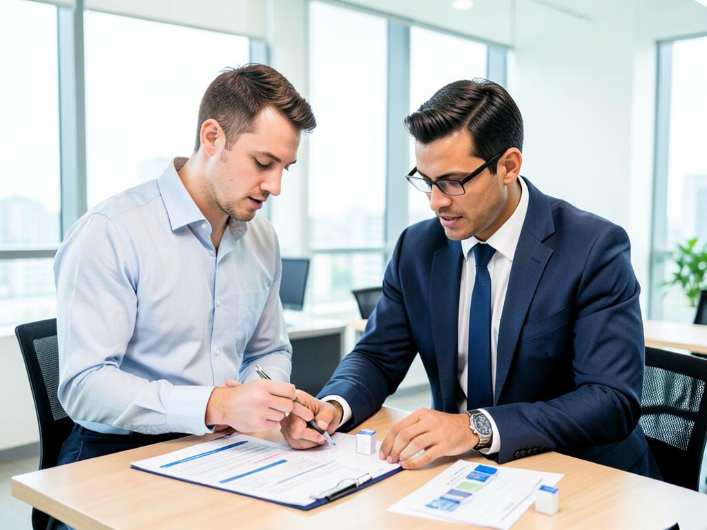Sourcing specialists reviewing product samples and specifications